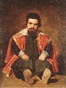 VELAZQUEZ, Diego Rodriguez de Silva y The Dwarf Sebastian de Morra ar oil painting picture wholesale